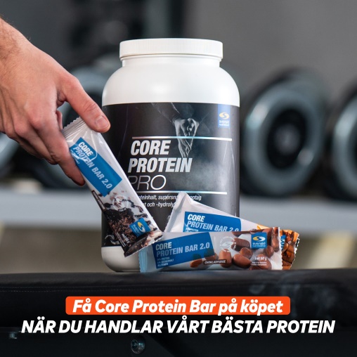 Handla Core Protein Pro och f bars p kpet